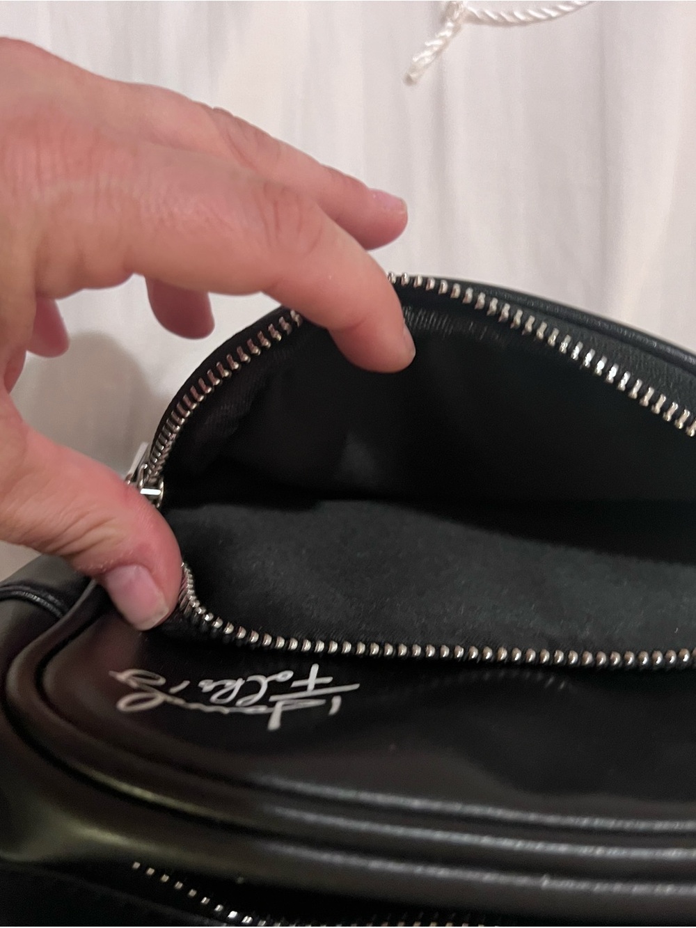 Black Mickey Mouse Club Leatherette Crossbody Bag - Picture 4 of 4
